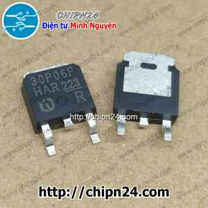 (SOP) Mosfet Dán 30P06 TO-252 30A 60V Kênh P (SMD) (SPD30P06PG 30P06P)