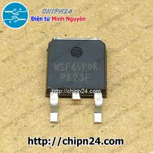 [SOP] Mosfet Dán 45P06 TO-252 45A 60V Kênh P (SMD) (WSF45P06)