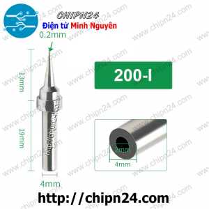 (K24) Đầu Mũi Hàn 200-I Nhọn (Dùng cho Tay Hàn 203, 204)