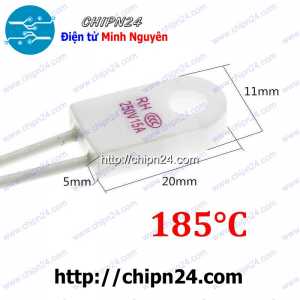 (F176) Cầu chì nhiệt RH 15A 185 độ (250V) (RH185)