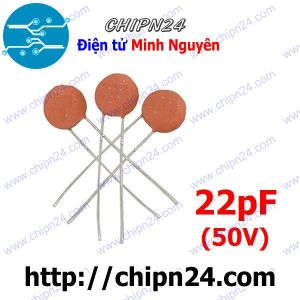[25 con] (K242) Tụ gốm 22pF 50V (22p)