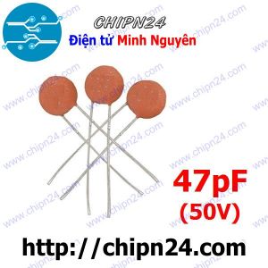 [50 con] Tụ gốm 47pF 50V (47p)