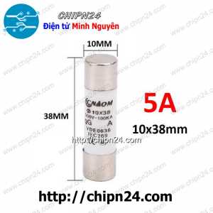 (K432) Cầu chì Sứ RT18 5A 250VAC (10x38mm) (RT14 R015)