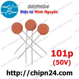 [50 con] Tụ gốm 101 50V (100pF 101p)