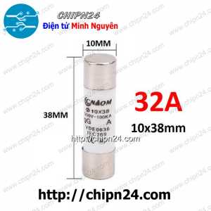 (K435) Cầu chì Sứ RT18 32A 250VAC (10x38mm) (RT14 R015)