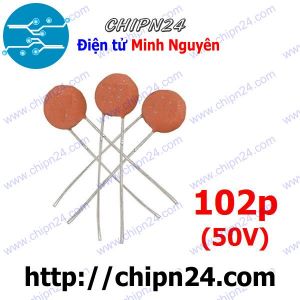 [25 con] (K249) Tụ gốm 102 50V (1nF 102p)