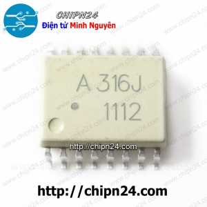 Opto Dán A316J SOP-16 Trắng (SMD) (HCPL-316J HCPL316J A 316J)