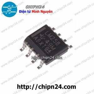 [SOP] IC Dán LM258 SOP-8 TI (SMD) (Hàng Tốt TI) (LM258DR LM 258)