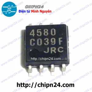 [SOP] IC Dán JRC4580 SOP-8 Hàng Tốt (SMD) (NJM4580M JRC4580D JRC 4580D 4580)