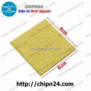 (F228.7) Bọt biển 6x6cm Dày (Dùng chùi đầu mỏ hàn)