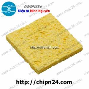 Bọt biển 6x6cm Mỏng (Dùng chùi đầu mỏ hàn)