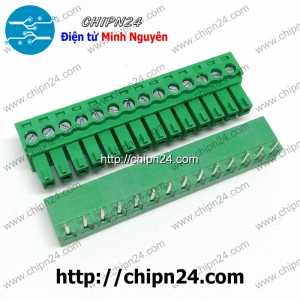 (F209) Domino 15EDG3.81 Cong 14P (Terminal, Cầu đấu dây cọc nguồn)