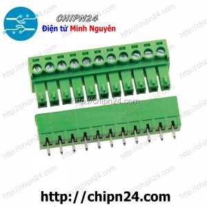 Domino 15EDG3.81 Thẳng 11P (Terminal 3.81mm 11 Chân) (Terminal, Cầu đấu dây cọc nguồn)