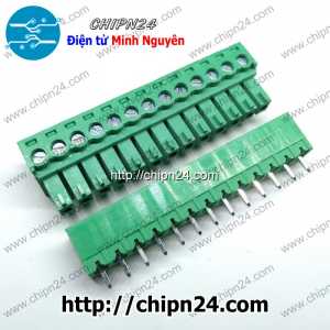 (F207) Domino 15EDG3.81 Thẳng 13P (Terminal, Cầu đấu dây cọc nguồn)