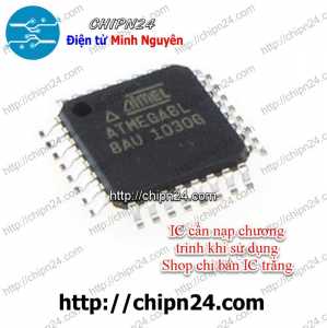 IC Dán ATmega8L-8AU TQFP-32 (SMD) (ATmega8L ATmega8)