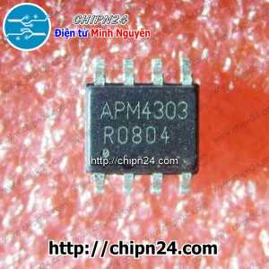 IC Dán APM4303 SOP-8 Hàng Tốt (SMD) (APM 4303) (Chip quản lý nguồn LCD)