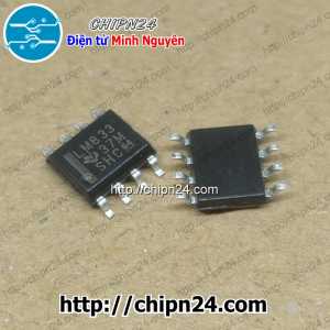 (SOP) IC Dán LM833 SOP-8 Hàng Tốt (SMD) (LM833M LM833MX LM 833)