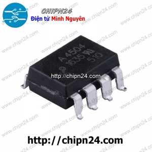 Opto Dán A4504 SOP-8 Đen (SMD) (HCPL-4504 A4504V HCPL-4504V A 4504)
