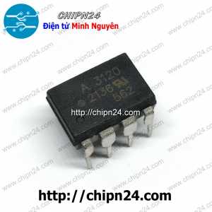 Opto A3120 DIP-8 Đen (HCPL-3120 A3120V HCPL3120V OptoPL3120 A 3120)
