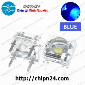 [10 con] Led Piranha 5mm Xanh Dương 4P