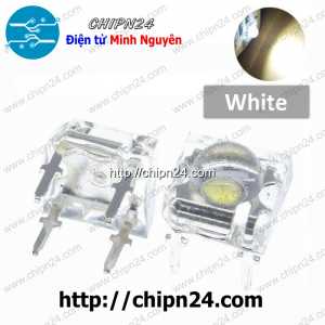 [10 con] Led Piranha 5mm Trắng 4P