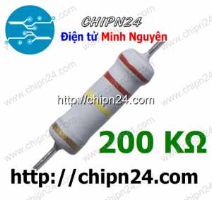 (F373) Điện Trở 200K 2W 5%