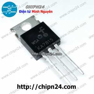 IC KA7815 TO-220 (7815 1A 15V) (IC nguồn 15V)