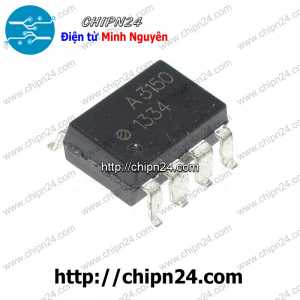 (SOP) Opto Dán A3150V SOP-8 Đen (SMD) (HCPL-3150V HCPL-3150 A3150)