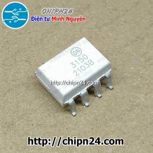 [SOP] Opto Dán F3150 SOP-8 Trắng (SMD) (FOD3150SD FOD3150A)