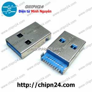 (F122.3) USB 3.0 A Đực Cắm (Đầu Jack USB Hàn Board)
