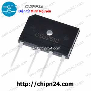 (F56) Cầu Diode GBJ2510 25A 1000V