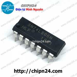 (DIP) IC 7406 74LS06 DIP-14 (SN74LS06N HD74LS06P)