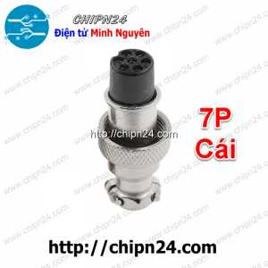 (F118) Jack GX12-7P Cái 15A 250V