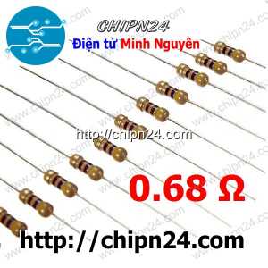 [20 con] () Điện Trở 0.68R 1/4W 5%