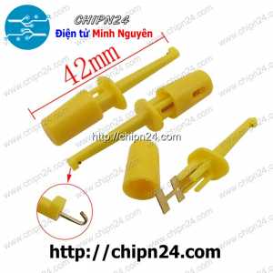 (F106) Móc Nhỏ Vàng - Móc Kẹp Test Nguồn màu Vàng loại nhỏ