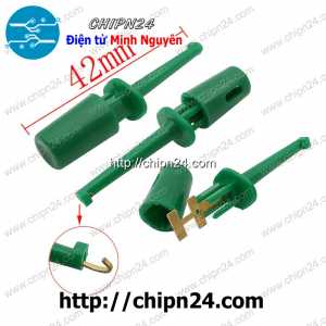 Móc Nhỏ Xanh Lá - Móc Kẹp Test Nguồn màu Xanh Lá loại nhỏ