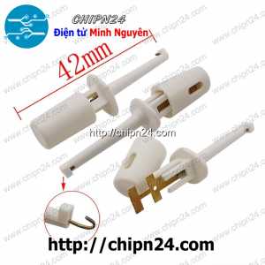 (F106) Móc Nhỏ Trắng - Móc Kẹp Test Nguồn màu Trắng loại nhỏ