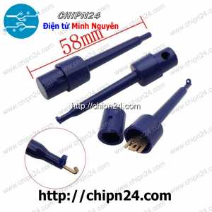 Móc Lớn Xanh Dương - Móc kẹp Test nguồn màu Xanh Dương loại Lớn