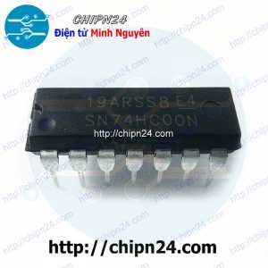 (DIP) IC 7400 74HC00 DIP-14 (74HC00N) (IC Cổng NAND (4 Cổng NAND 2 ngõ vào))
