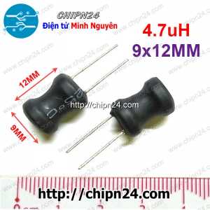 Cuộn cảm cắm 9x12mm 4.7uH (DIP 0912 4.7uH)