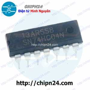 (DIP) IC 7404 74HC04 DIP-14 (74HC04N) (IC Biến tần Hex)