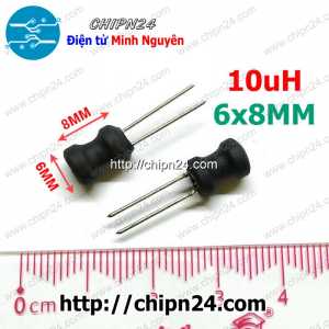 [KG2] Cuộn cảm cắm 6x8mm 10uH (DIP 0608 10uH)