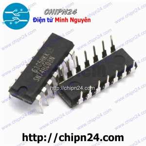 [DIP] IC 7408 74HC08 DIP-14 (74HC08N) (IC Quad 2 đầu vào AND)