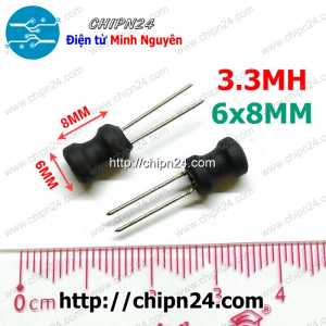 Cuộn cảm cắm 6x8mm 3.3MH (DIP 0608 3.3MH)
