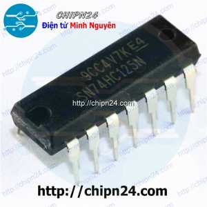 IC 74HC125 DIP-14 (74125 74HC125N) (IC Multivibrator đơn nhất)