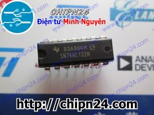 IC 74HC132 DIP-14 (74132 74HC132N) (IC Cổng NAND đầu vào Quad 2 đầu vào Kích hoạt Schmitt)