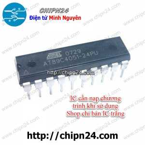 (DIP) IC AT89C4051 24PU DIP-20 (89C4051)