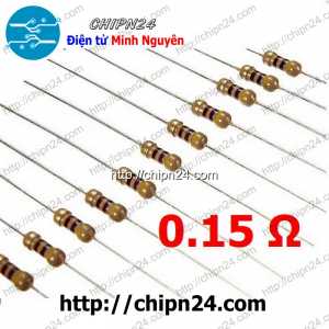 [20 con] Điện Trở 0.15R 1/4W 5%