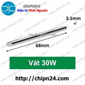 (K32) Đầu Mũi hàn Vát 30W (cho Mỏ hàn Nung)