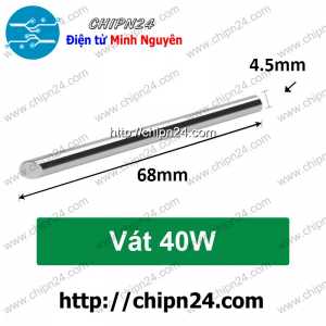 (K34) Đầu Mũi hàn Vát 40W (cho Mỏ hàn Nung)